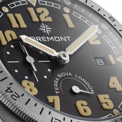 Bremont Terra Nova 40.5 Turning Bezel Power Reserve TN40-PWR-SS-BK-N-S