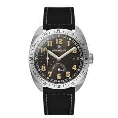 Bremont Terra Nova 40.5 Turning Bezel Power Reserve TN40-PWR-SS-BK-L-S