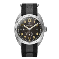 Bremont Terra Nova 40.5 Turning Bezel Power Reserve TN40-PWR-SS-BK-N-S