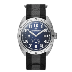 Bremont Terra Nova 40.5 Turning Bezel Power Reserve TN40-PWR-SS-BL-N-S