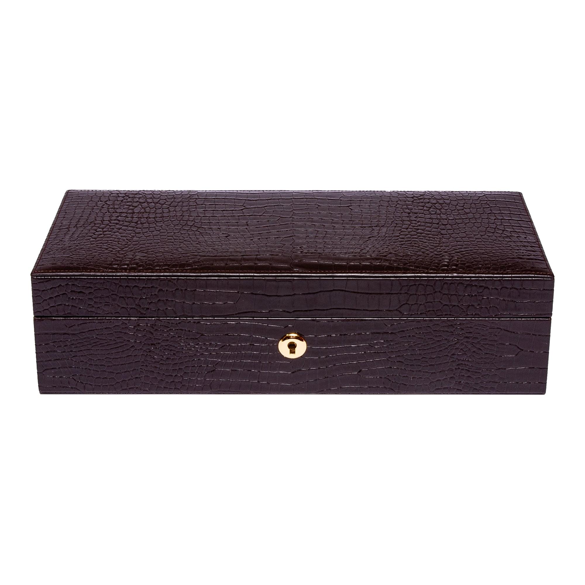 Brompton Five Watch Box - Brown L263