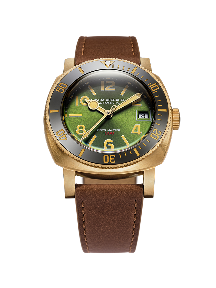 nivada-depthmaster-bronze-green-14132a16