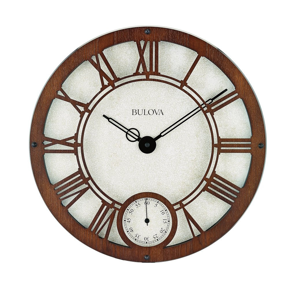 Bulova Wall Decorator Clock Watch C3392