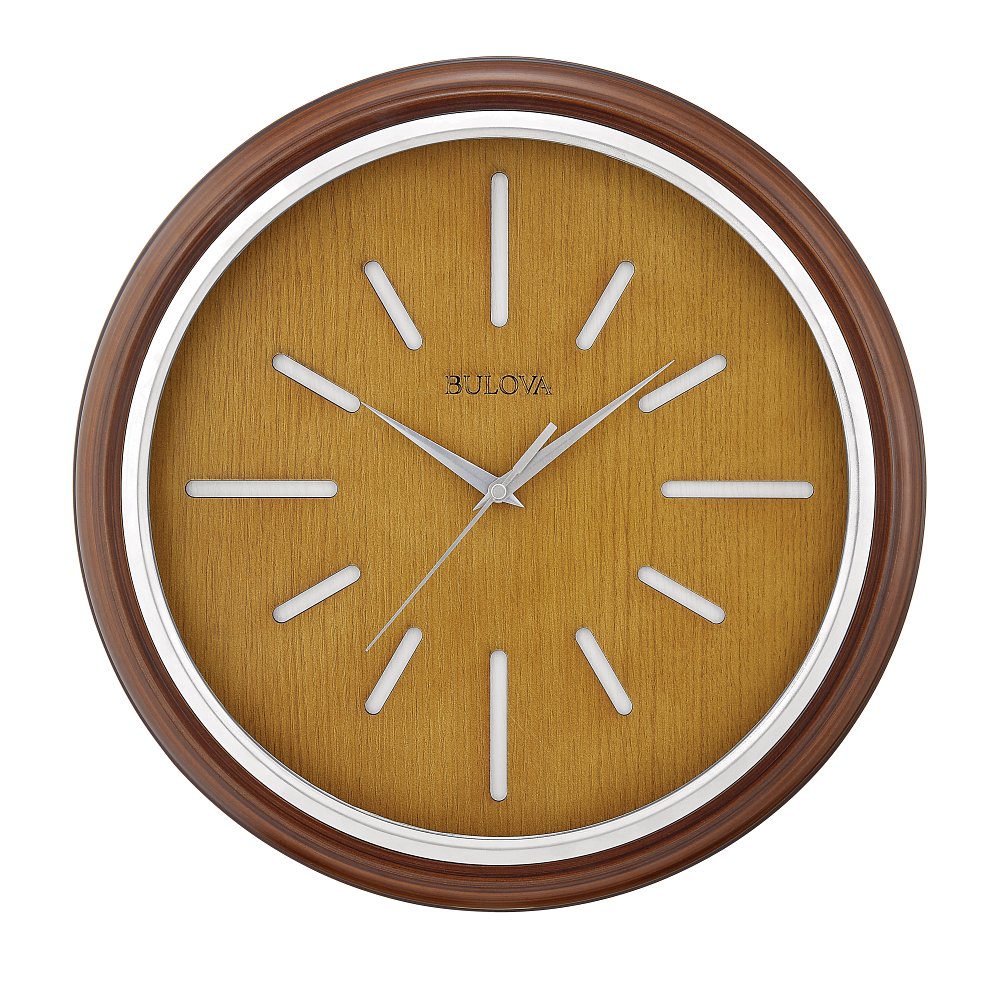 Bulova Wall Decorator Clock Watch C4346