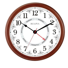 Bulova Wall Decorator Clock Watch C4804