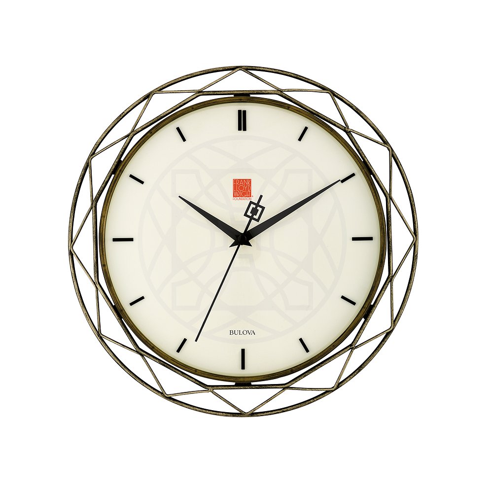Bulova Frank Lloyd Wright - C Clock Watch C4834