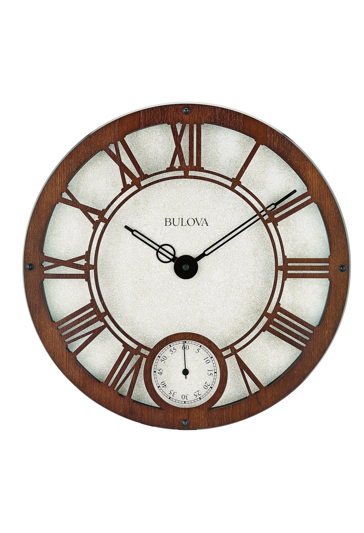 Bulova Wall Decorator Clock Watch C4887