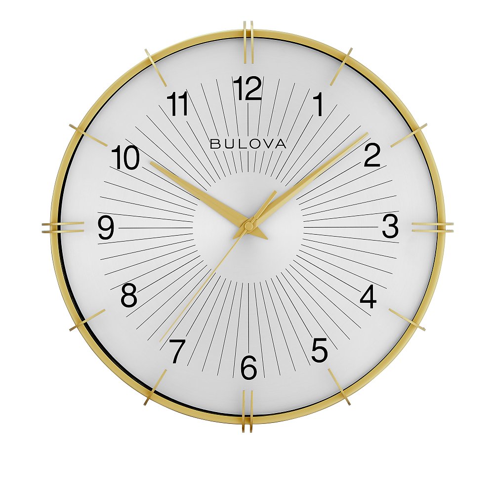 Bulova Wall Decorator Clock Watch C4899
