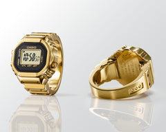 Casio Yellow Gold Pad Ring Watch CRW001G-9