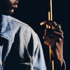 Casio Yellow Gold Pad Ring Watch CRW001G-9