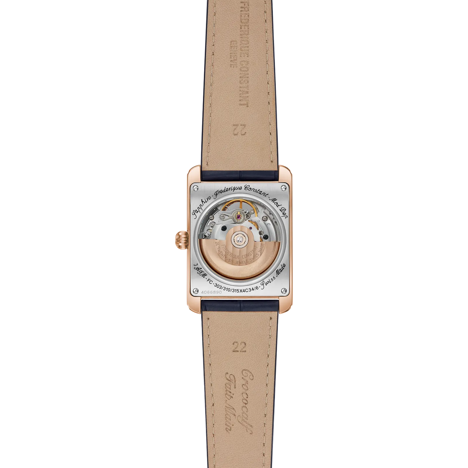 Frederique Constant Classics Carrée FC-311S4C4-BL
