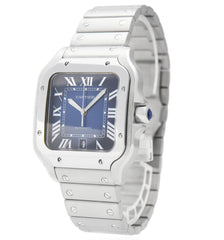 Cartier Santos De Cartier Large 39.8mm Blue Dial WSSA0030