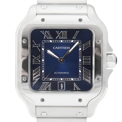 Cartier Santos De Cartier Large 39.8mm Blue Dial WSSA0030