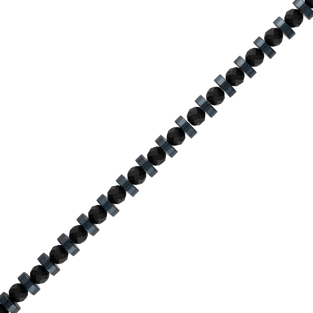 Bulova Stainless Steel Classic Jewelry Mens Bracelet BVB1174-BKSTBKOX