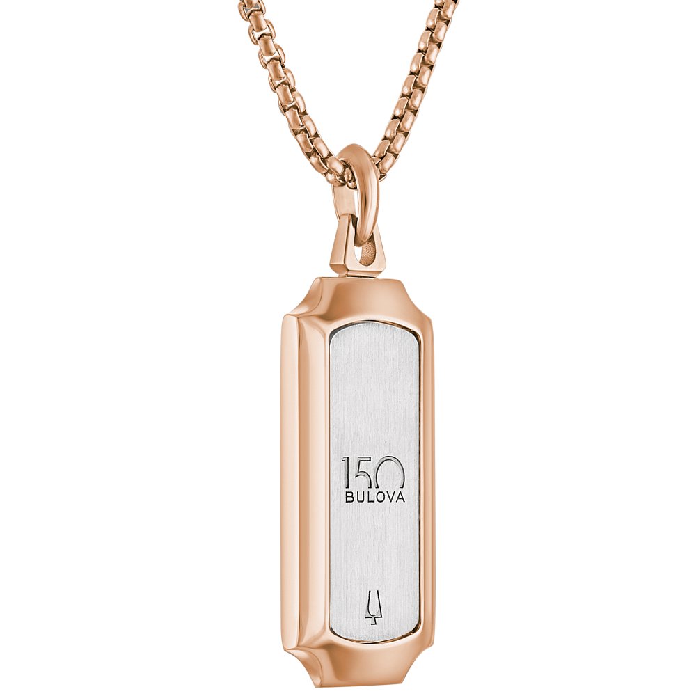 Bulova Stainless Steel Luxury Jewelry Mens Pendant BVP1126-G5STLCS