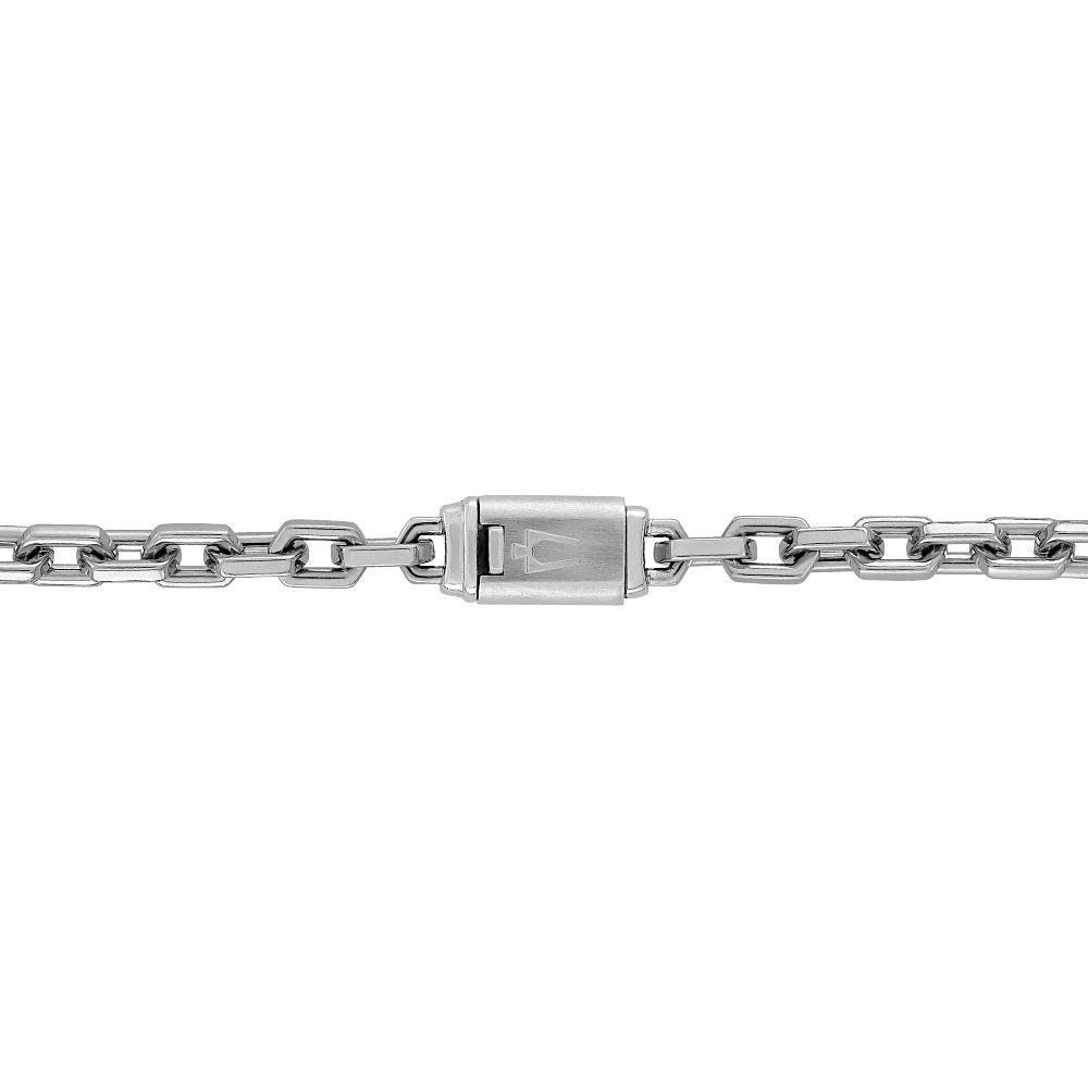 Bulova Stainless Steel Luxury Jewelry Mens Bracelet BVB1129-XSTNA8