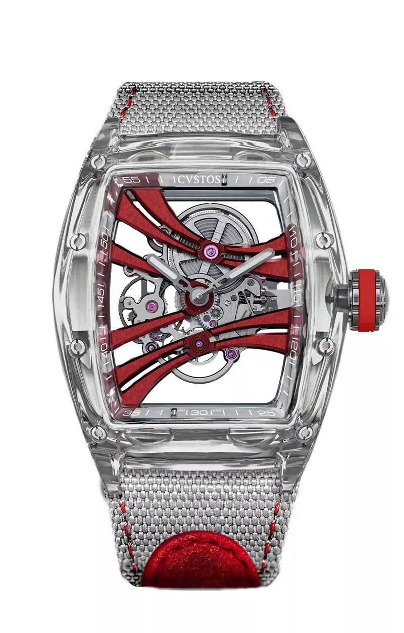 Cvstos CHALLENGE PURITY SWISS EDITION SAPPHIRE TI COMP/RED BRIDGES A00113.4188001