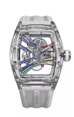 Cvstos CHALLENGE PURITY SAPPHIRE TI COMP/RH BRIDGES WITH RAINBOW A00113.4180001