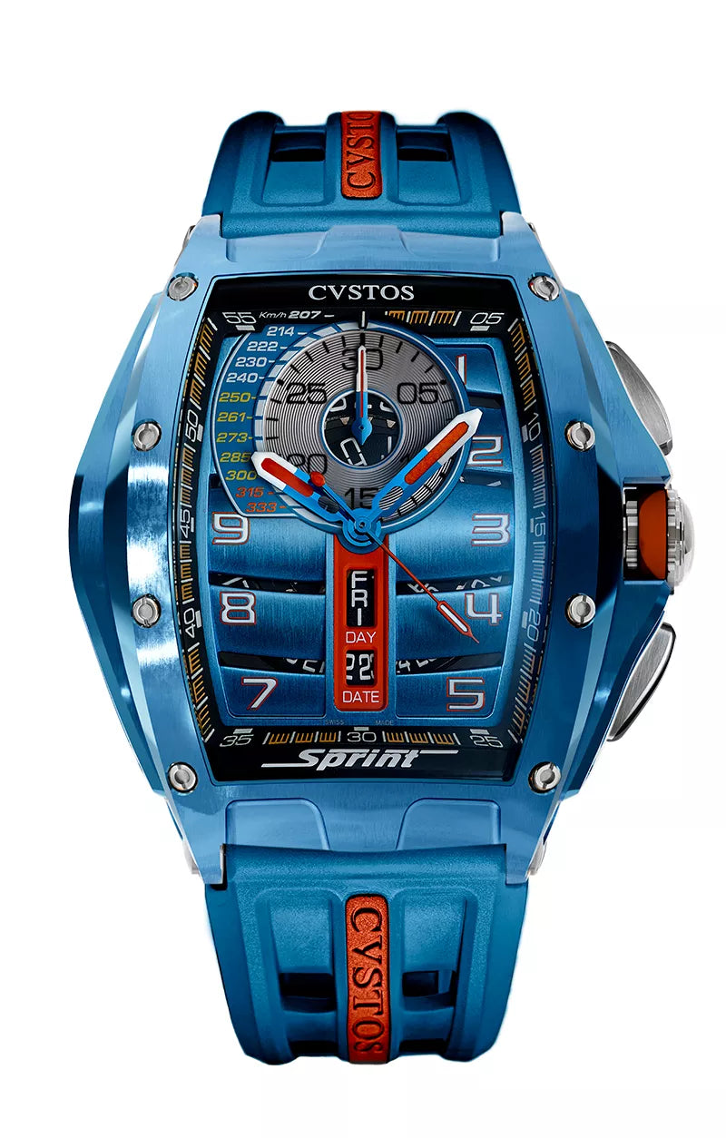 Chrono Sprint Steel/Sky Blue B01107.4103001