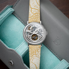Nubuck Oryx Ostrich Leg Signature Strap