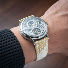Nubuck Oryx Ostrich Leg Signature Strap