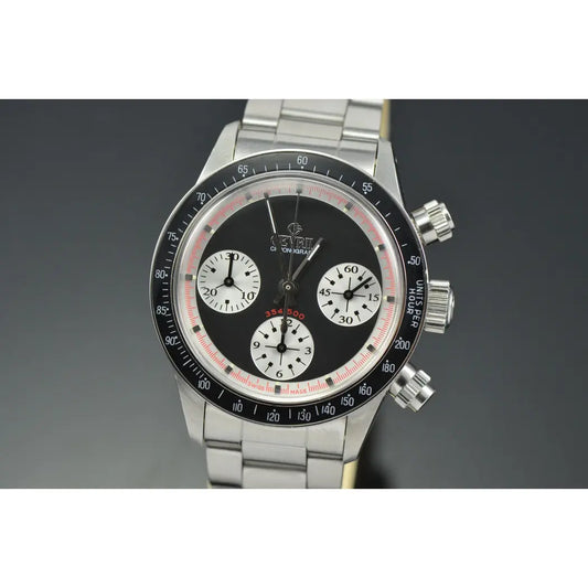 Gevril Tribeca “Paul Newman” Chronograph Panda Limited Edition 37MM Watch R004