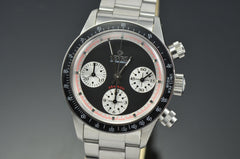 Gevril Tribeca “Paul Newman” Chronograph Panda Limited Edition 37MM Watch R004