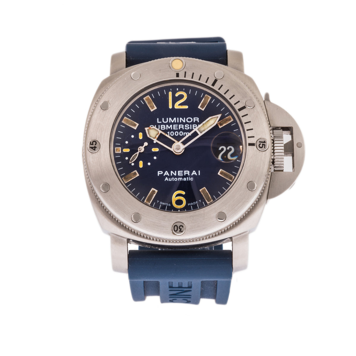 Panerai Luminor Submersible 1000m Blue Dial pre owned watch PAM00087