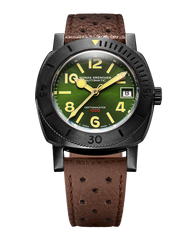 Nivada Depthmaster Numerals - Black & Green 14135A23