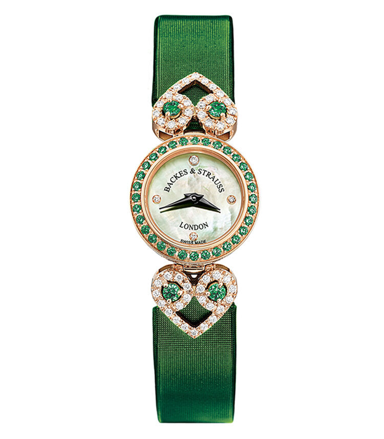 Backes & Strauss Miss Victoria Emerald Green Miss.Vic.QZ.YG.EG