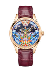 Métiers d'Art Tribute to traditional symbols - Eternal flow 2400A/000R-H024 38 mm Pink Gold