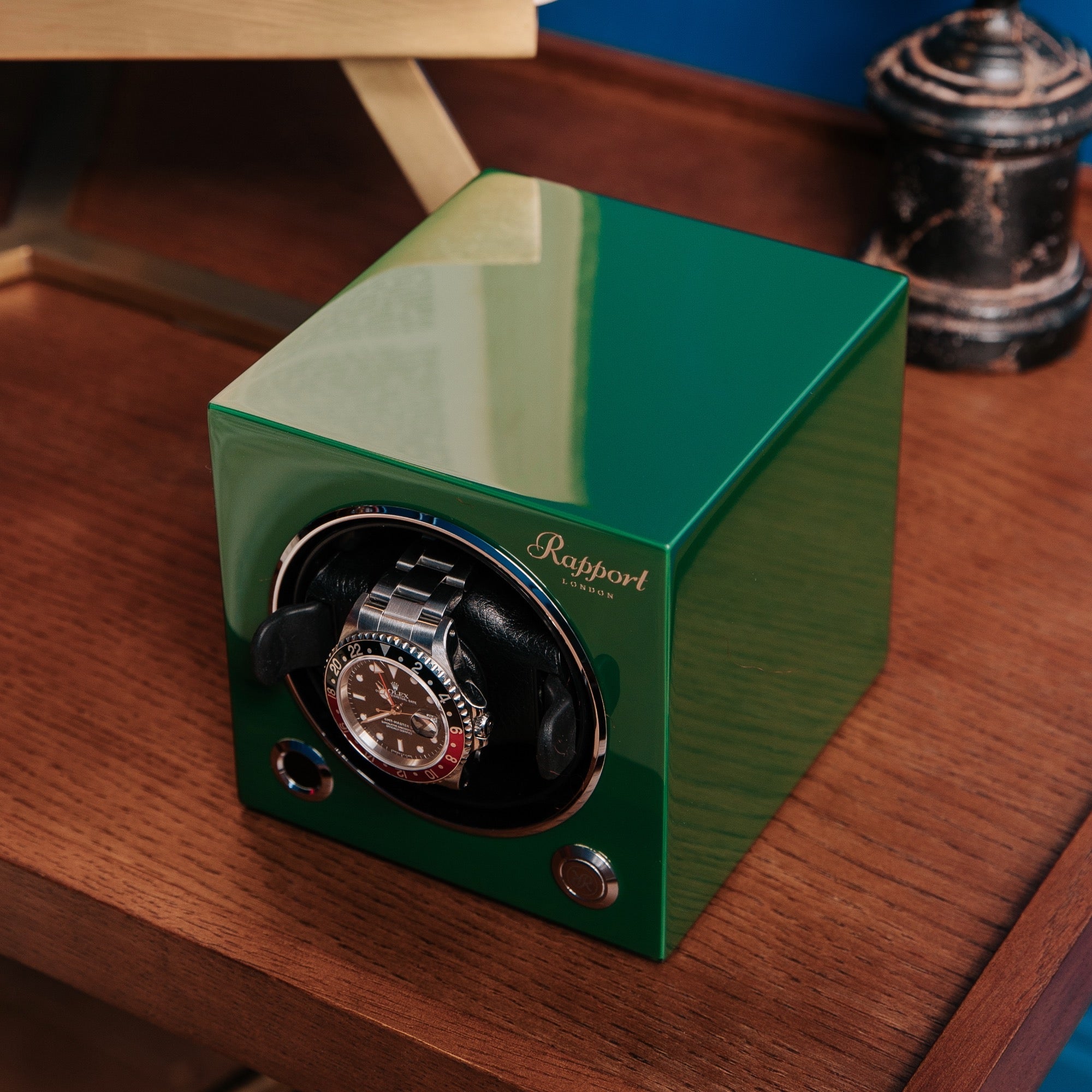 Evo Single Watch Winder - Racing Green EVO44