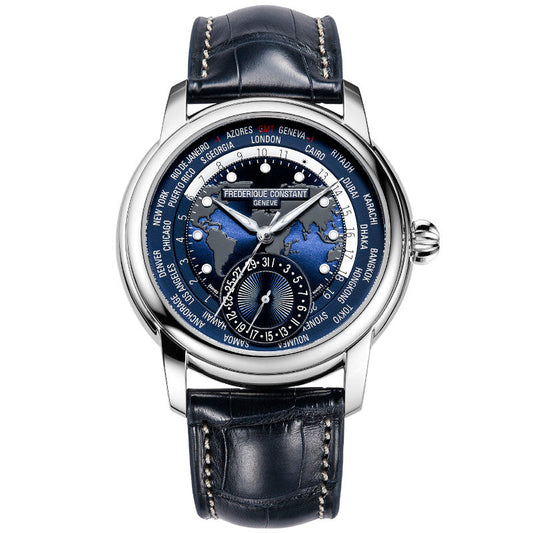 Frederique Constant Classic Worldtimer Manufacture FC-718NWM4H6