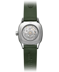 Freelancer Ladies Automatic 60 Diamonds Green Dial Leather Strap Watch, 34.5 x 34.5mm 2490-SCS-52051