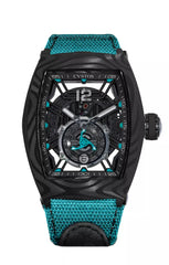 Cvstos CHALLENGE JETLINER PS BLACK CARBON/BLUE DIAL A00103.4162006