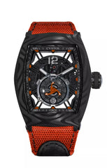 Cvstos CHALLENGE JETLINER PS BLACK CARBON/ORANGE DIAL A00103.4162004