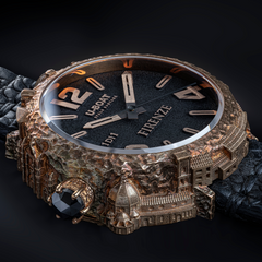 FIRENZE 45MM BRONZE DIAMOND FIBZQR