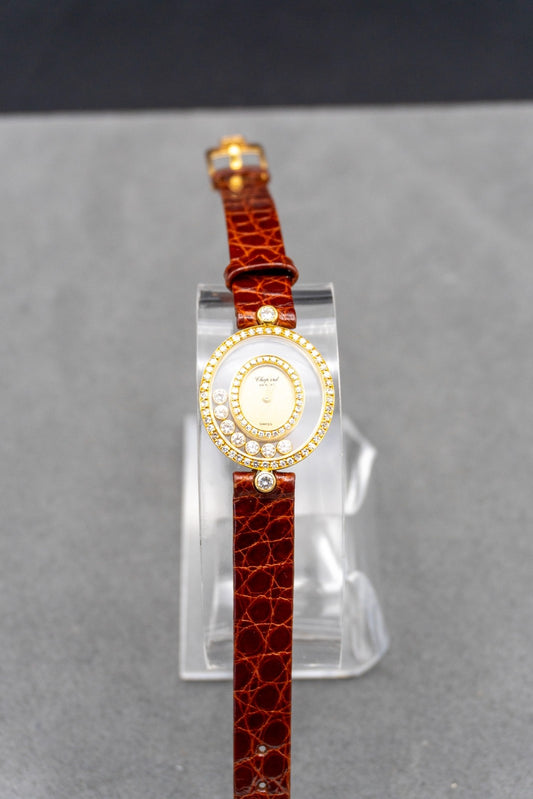 Chopard Happy Diamonds Gold Watch YG20/2492