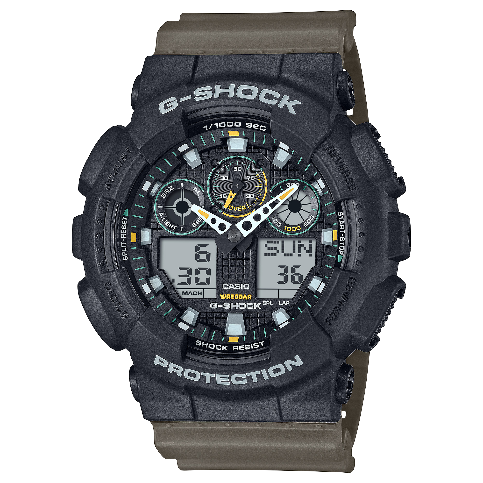 G-Shock GA-100 SERIES GA100TU-1A3