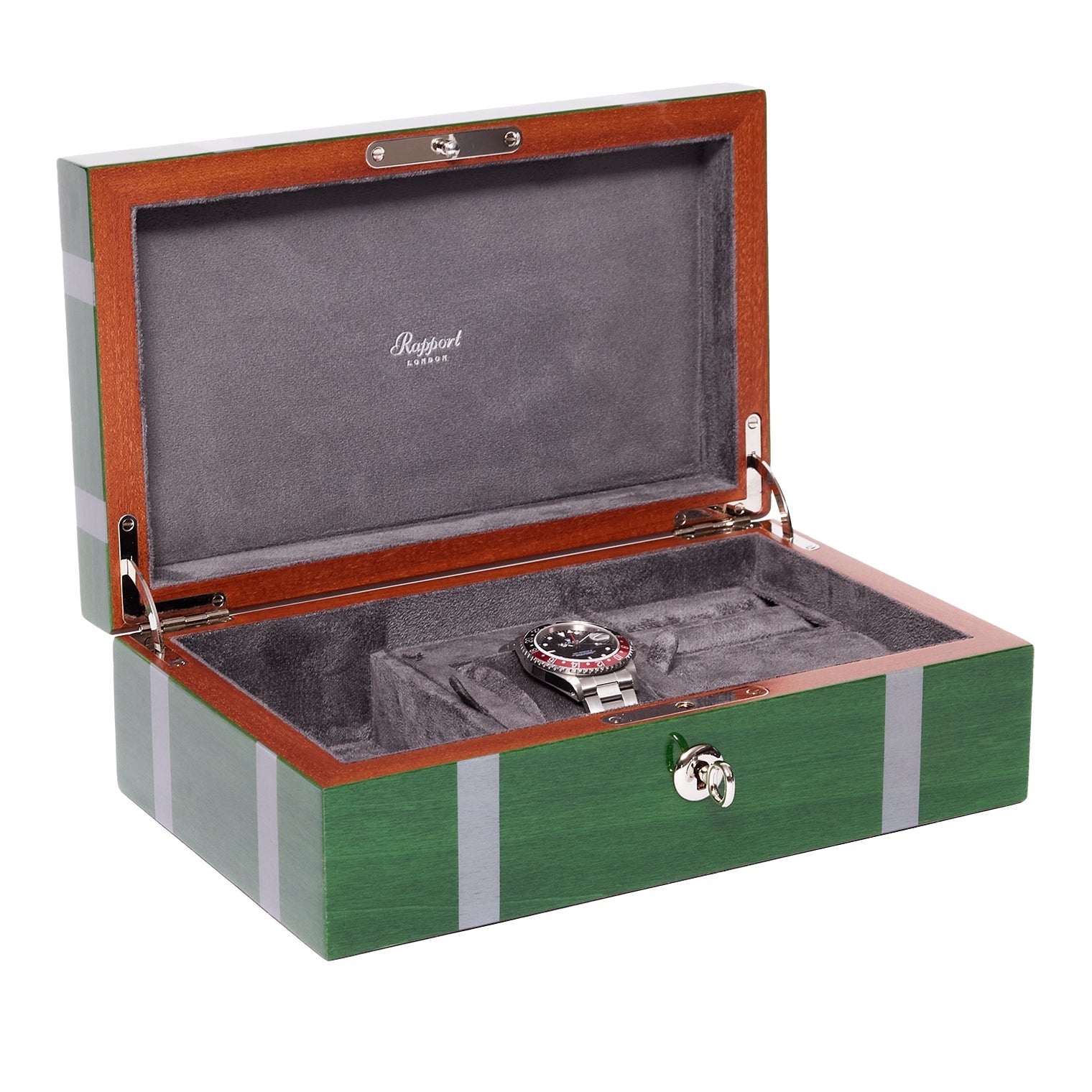 Carnaby Watch and Jewellery Box - Green J168