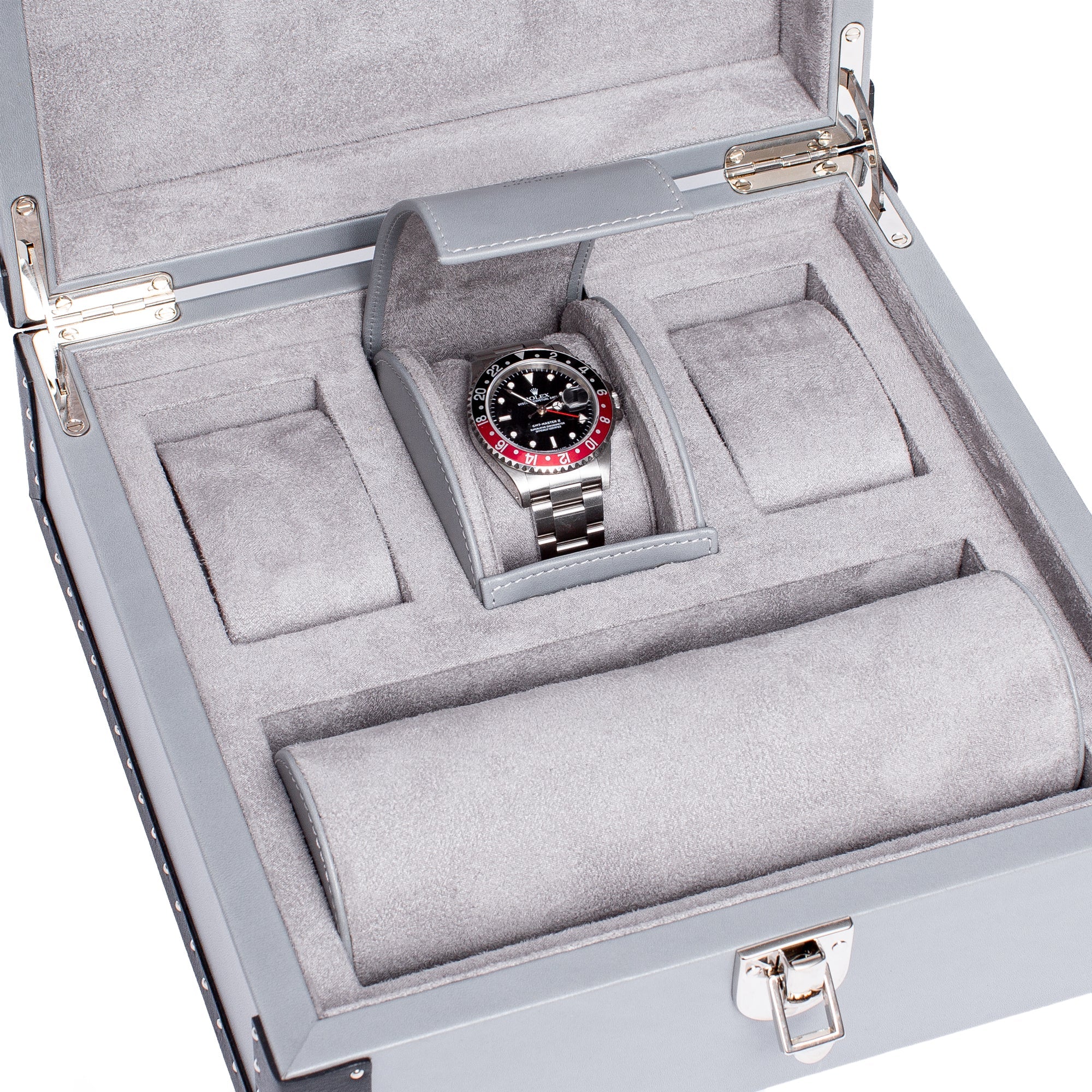 Kensington Six Watch Box - Grey L336