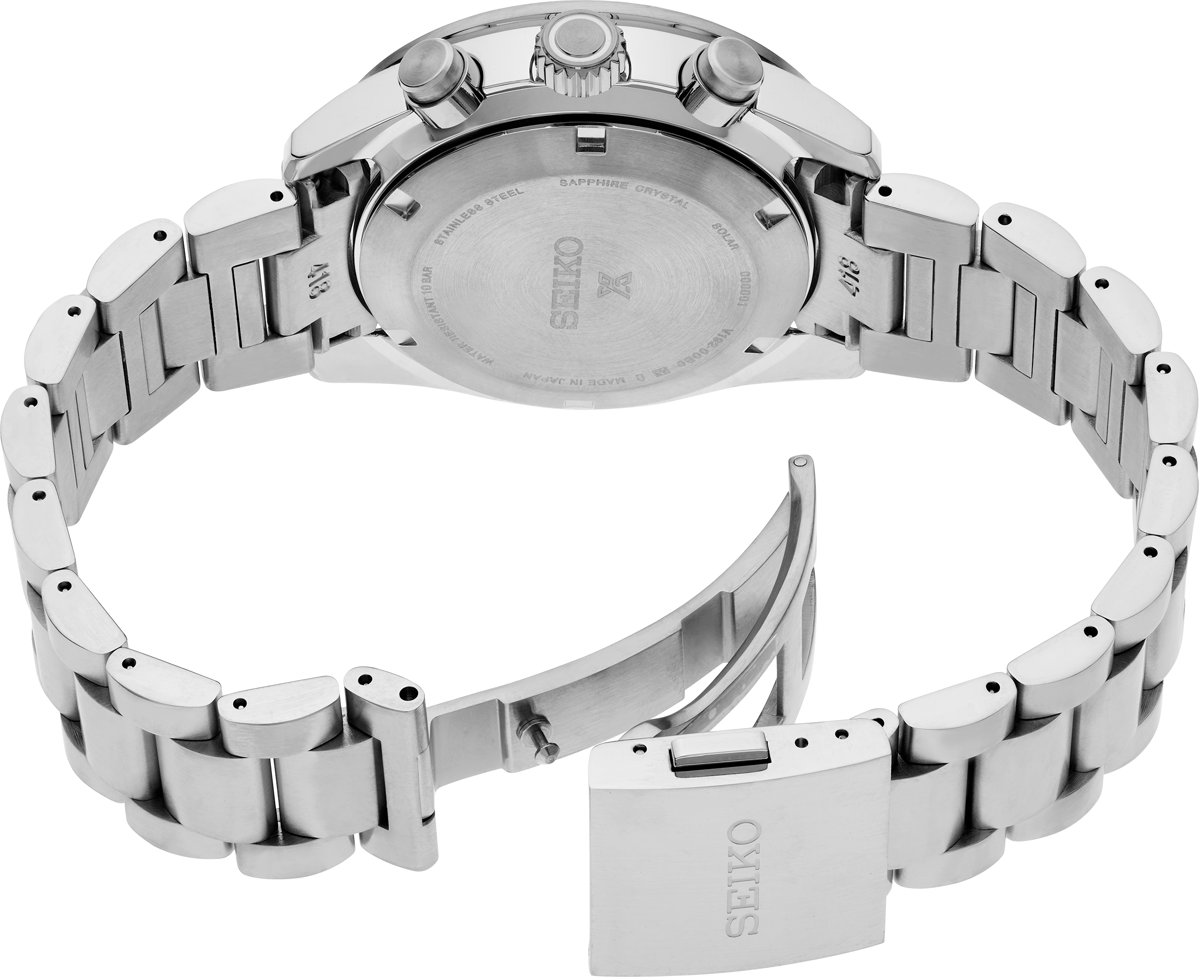 Seiko Speedtimer Solar Chronograph Watch HBJ001