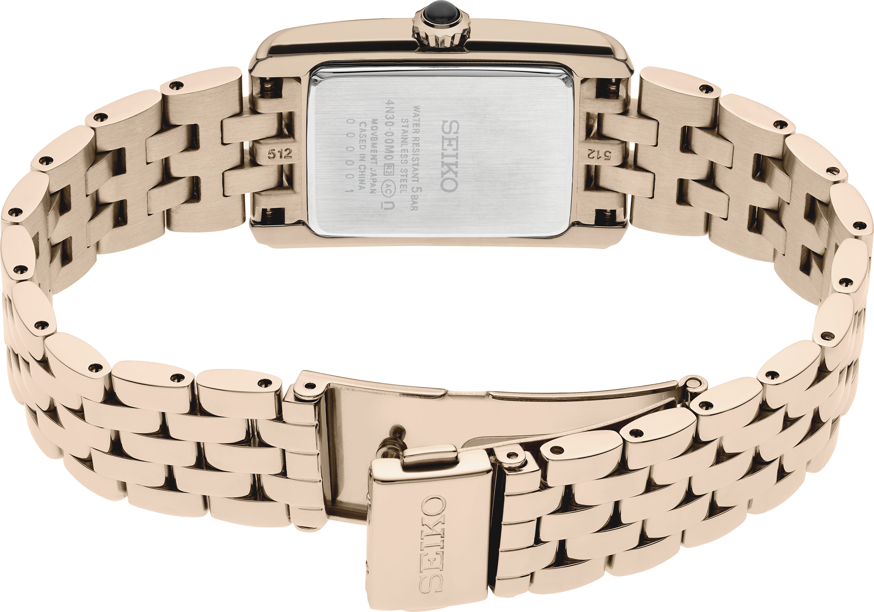 Seiko Ladies Dress Watch HGG002P1 – Rose Gold Tone Stainless Steel Seiko Seiko Ladies Dress Watch HGG002P1 – Rose Gold Tone Stainless Steel Seiko
