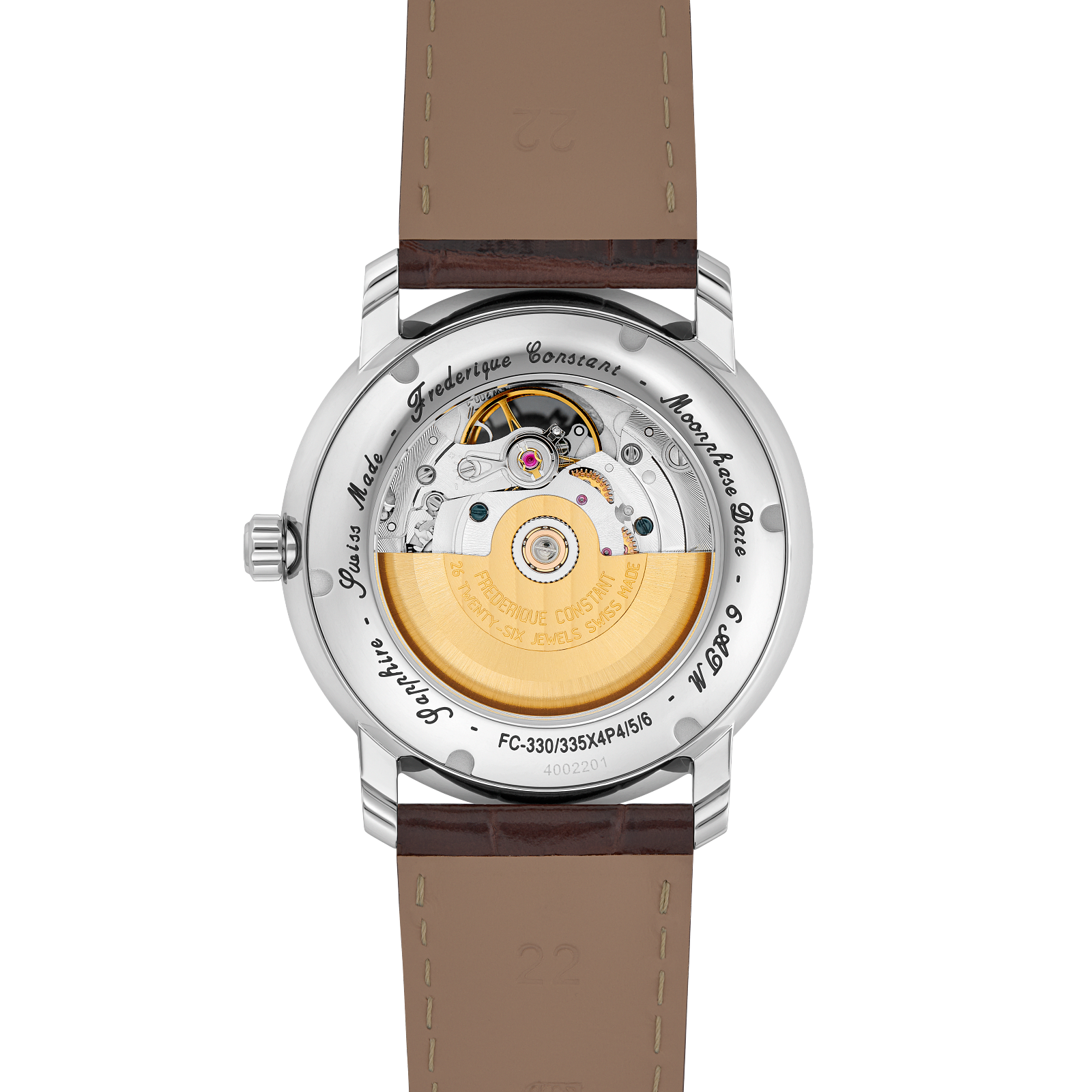 Frederique Constant Heart Beat Moonphase Date FC-335MCSALB4P26