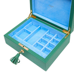 Charlotte Jewellery Box - Green J195