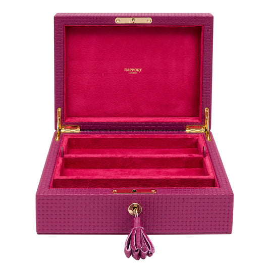Charlotte Jewellery Box - Pink J196