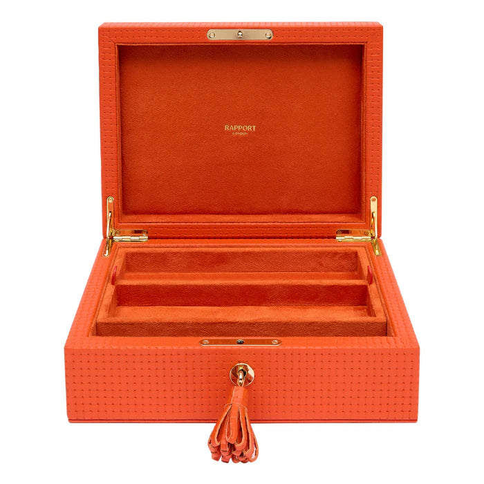 Charlotte Jewellery Box - Orange J197