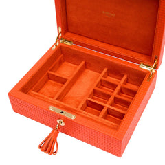 Charlotte Jewellery Box - Orange J197