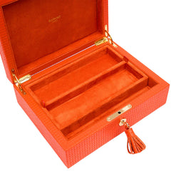 Charlotte Jewellery Box - Orange J197