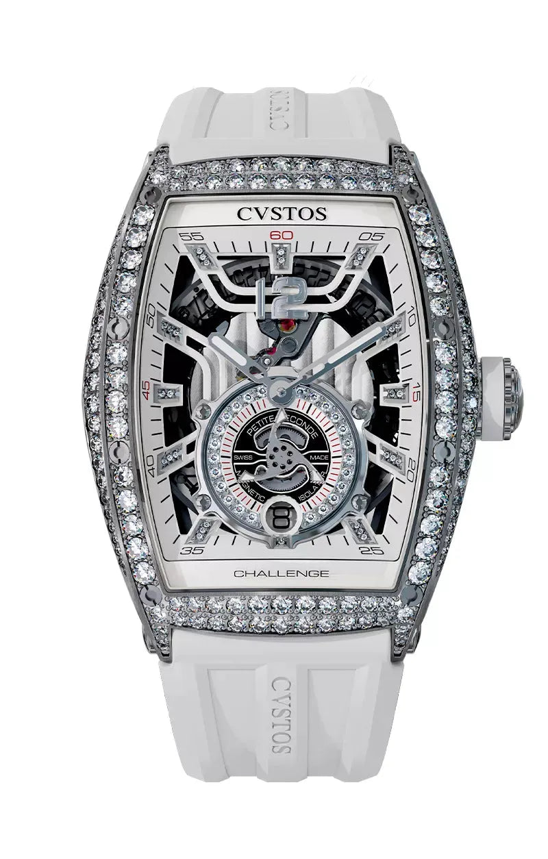 Cvstos Jetliner PS Thirty6 Steel 2 Row/White Dial Diamonds A00103.3600003